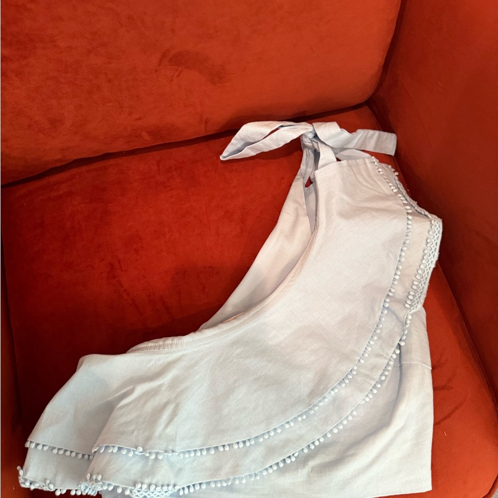 Light Blue Ruffled Two-Piece Set - Picture 4 of 6